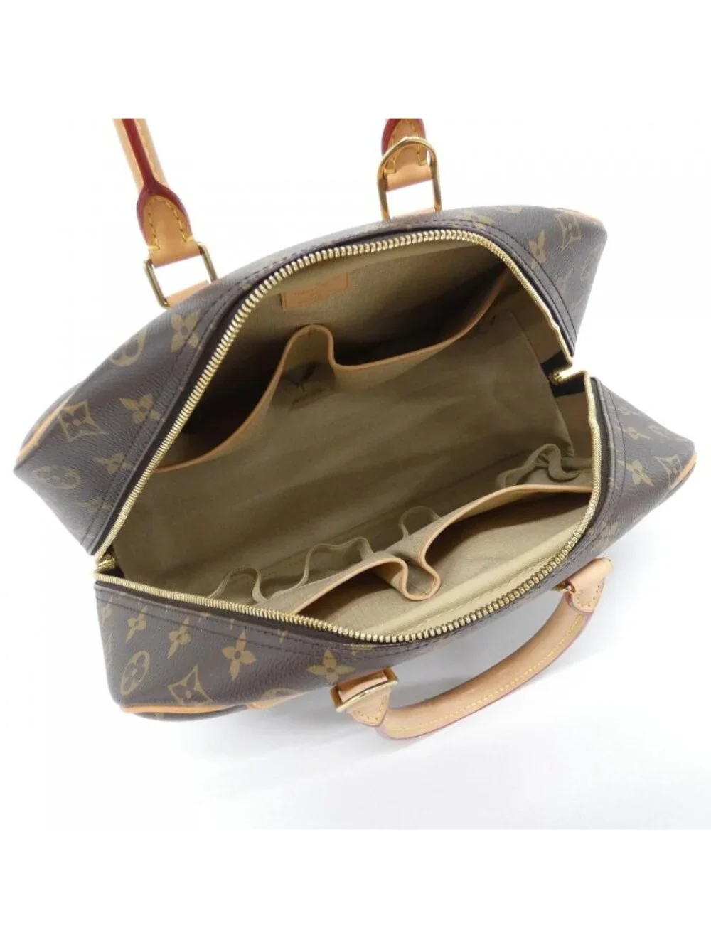 Louis Vuitton Monogram Bowling Vanity Bag
